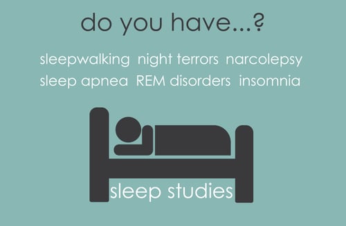 Different sleep disorders - get a sleep study
